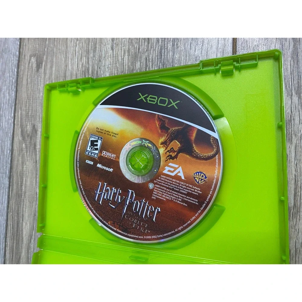 Harry Potter and the Goblet of Fire Microsoft Xbox 2005 EA Games NTSC Action‎ OG
